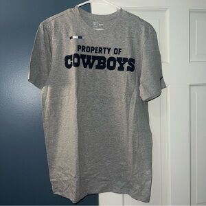 Nike Gray Cowboys Short Sleeve Tee